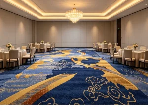 Polyester Wall to Wall Carpet Wear Resistant Hotel Banquet Project