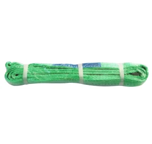 Polyester Webbing Sling Flat Lifting Sling Heavy Duty Industrial Cargo Hoisting Strap