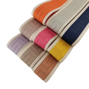 Polyester Webbing for Bag Strap Jacquard Ribbon for Clothing Bag Accessories