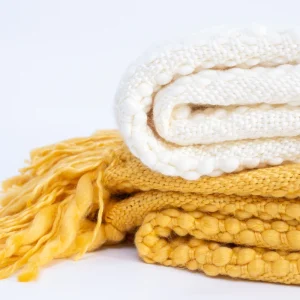 Polyester Woven Bed Blanket Soft Summer Air Conditioning Knitted Blanket Throw for Travel Sofa Couch Nap Home Decor