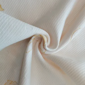 Polyester and Rayon Fiber Doggy Pattern Knitting Jacquard Mattress Ticking Fabric for Home Textile