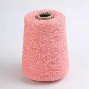 Polyester cotton Blend Plied Double ply Woven Two color Recycled Dyed Eco friendly High strength Yarn