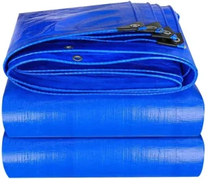 Polypropylene Coated Tarpaulin Roll Woven Fabric Waterproof UV Protection Outdoor Use Customizable Size