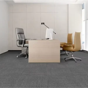 Polypropylene Commercial Carpet Tiles 50x50cm Self Adhesive Cushioned PVC Backing Home Office Bedroom