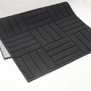 Polypropylene Front Back Non Slip TPR Backing Door Mats Low Profile Washable Entry Rugs Absorbent Dirt Trapper Modern Design