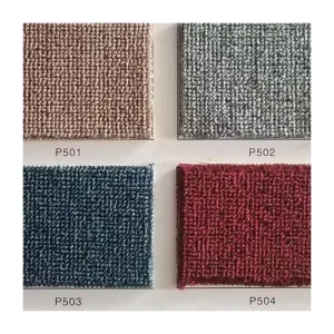 Polypropylene Loop Pile Tufted Office Hotel Carpet Wall to Wall Carpet Flooring Roll