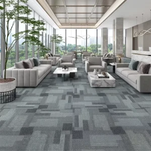 Polypropylene Waterproof Office Patched Square Carpets Tiles Customized Commercial Carpet Tiles Office