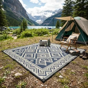 Polypropylene Waterproof Patio Mat Backyard Outdoor Carpet Garden Residential Outdoor Runner Rugs Car Use Modern