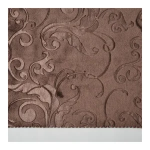 Popular 3D Embossed Polyester Upholstery Material Holland Velvet Fabric