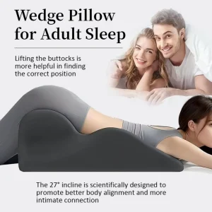 Popular Bed Soft Sleeping Pillow Neck Pain Relief Reading Pillow Ergonomically Designed Memory Foam Pillow for Prone Sleeping