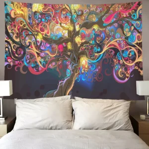 Popular Bohemian Tapestry Custom 3D Printed Polyester Wall Tapestry Personalized Decorative Arts Tapestry