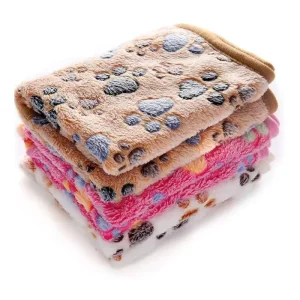 Popular Custom Coral Fleece Rectangular Winter Pet Sleeping Cover Mat Short Plush Breathable Cute Pet Bed Dog Cushion