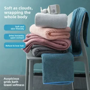 Popular Models Bath Towel Set Home Beach Use Microfiber Coral Fleece Highly Absorbent Thickened Quick Drying Towel