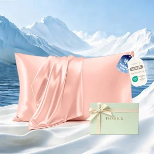 Popular Mulberry Silk Pillowcase Anti Bacterial Silver Copper Ion Infused Silk Pillow Case Factory Custom
