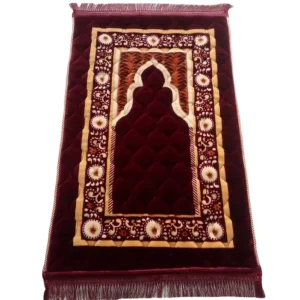 Popular Style Foldable Muslim Prayer Mat With Backrest for Hajj Gift