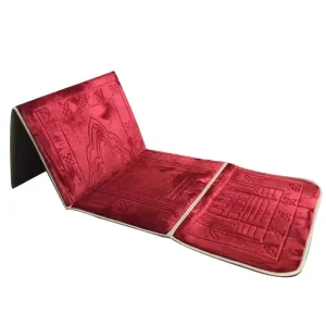 Popular Super Soft Embossed Portable Sajadah Prayer Mat for Ramadan Pray with Height for Muslims