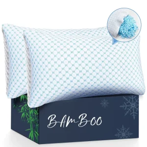 Popular Washable Removable Cover Bed Breathable Cooling Shredded Memory Foam Pillows for Sleeping
