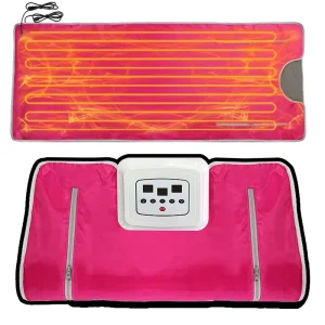 Portable 6 ft X 2.62 ft Home Sauna Blanket with Timer 86 158℉ 20 60 Minutes Thermal Equipment for Body Use