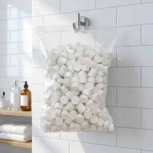 Portable 65gsm Disposable Organic Woven Cotton Coin Tissues Quick Dry Compressed Towels Eco Friendly Patterned Design Beach