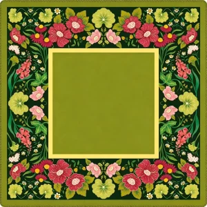 Portable American Mahjong Mat 80cm Square Thickened Anti-Slip Noise Reduction Mahjong Table Mat for Indoor and Outdoor Use