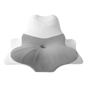 Portable Comfy Reading Pillow for Sitting in Bed Adult Light Grey Bed Pillow with Arms and Pockets Back Pillow for Reading