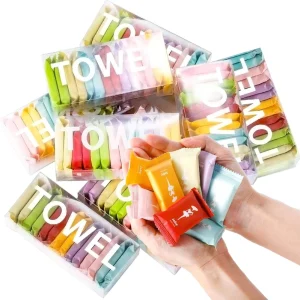 Portable Compressed Disposable Travel Towels Hygienic Face Body Wipes for Outdoor Camping Business Travel Family Use