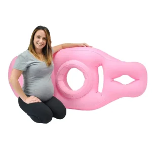 Portable Cooling Foldable Massage Inflatable Maternity Pillow for Pregnancy Bed Outdoor Rest Floating Boat Yoga Pad