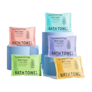 Portable Cotton Trip Bath Towel Big Size Magic Expandable Disposable Compressed Bath Towels