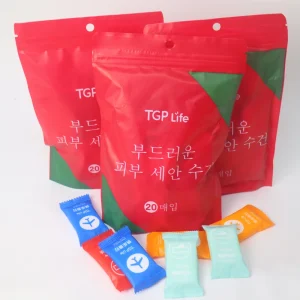 Portable Disposable Mini Compressed Solid Color Facial Towel Nonwoven Bath Washcloths for Hotels Travel Candy Colors