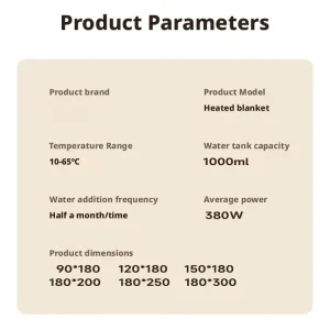 Portable Heated Electric Blanket for Winter Outdoor Camping Household Graphene Heating Pad