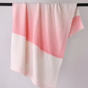 Portable Knit Throw Blanket Machine Washable Non-toxic 30*40 Throw Blanket for Home Hotel Travel