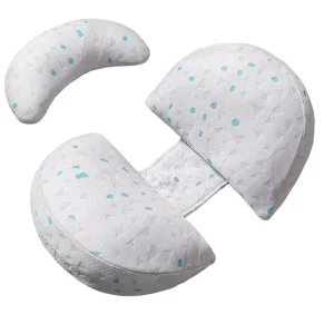 Portable Memory Foam Back Support Lumbar Pillow for Posture Correction for Reading & Bed Rest