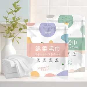 Portable Nonwoven Travel Bath Towels & Tub Mats for Convenient Use On the Go