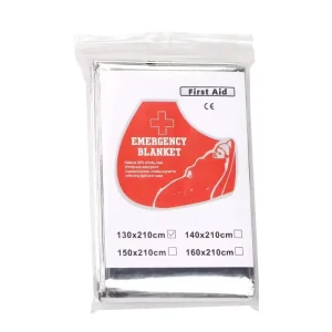 Portable Outdoor Emergency Blanket Cold Proof Survival Blanket for Winter Camping and Adventure