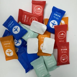 Portable Solid Color Non Woven Fabric Face Towel Disposable Soft Cotton Bath Washcloths for Wet or Dry Use Home Compressed