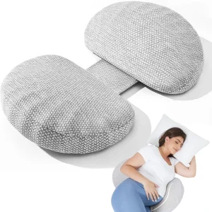 Portable and Adjustable Travel Wedge Pillows Memory Foam Maternity Pillow Pregnancy Cooling Pillow