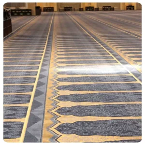 Prayer Carpet Printed Nylon Muslim Wall to Wall Mosque Floor Custom Made Praying Carpet