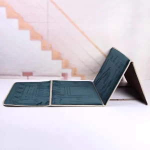 Prayer Mat Antiskid Luxury Cover for Back Foldable Arab Muslim Islamic Prayer Mat with Backrest