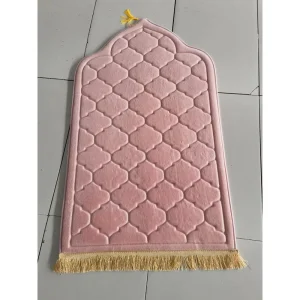 Prayer Mat Geometric Pattern Machine Made Polyester Travel Mat for Wedding Home Party Indoor Holiday Gifts