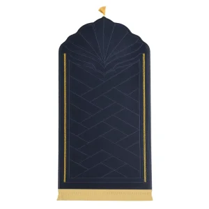 Prayer Mat Muslim and Flannel Worship Mat and Prayer Mat Soft and Thick Solid Color Embossed Carpet