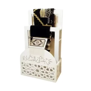 Prayer Mat(Rug) Prayer Corner Elegant Organizer for Prayer Corner at Home or Office Decorative Stand for Living Room(Wooden)