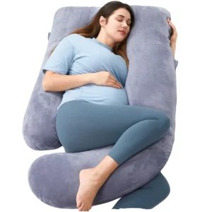 Pregnancy Maternity Pillow U Shaped Full Body Support Memory Foam Polyester Cotton Removable Cover 57