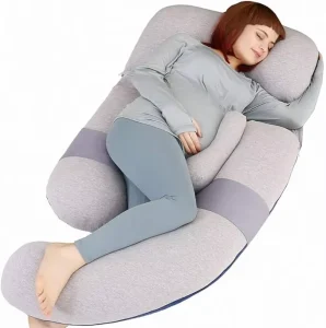 Pregnancy Pillow Detachable U Shape Full Body Maternity Support Sleeping Pillow for Pregnant Women