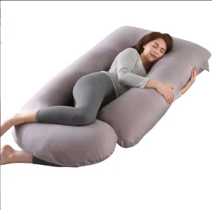 Pregnancy Pillow Detachable and Washable for Side Sleeping Massaging Nursing and Airplane Travel