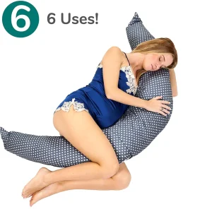 Pregnancy Pillow Moon Shaped Body Pillow for Pregnant Women Maternity Body Pillow