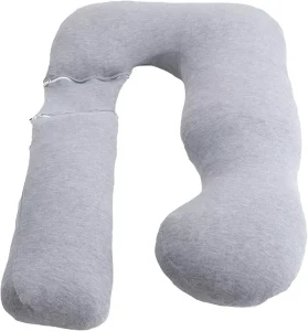 Pregnancy Pillow U Shaped Full Body Sleeping Pillow with Removable Cooling Viscose From Bamboo Cover