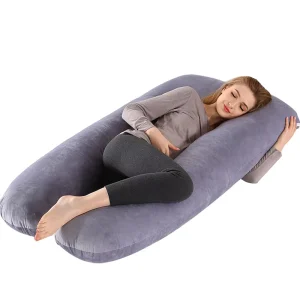 Pregnancy Pillows for Sleeping U Shaped Full Body Removable Cover Super Soft Non Toxic Washable Support Back Legs Belly HIPS