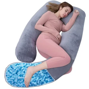Pregnant Women Adjustable Shredded Memory Foam Pillow Custom Logo Maternity Pillow