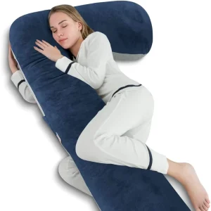 Pregnant Women Pillow Side Sleeper Pillow Women L Shaped Removable Velvet Cover 7 Maternity Pillow