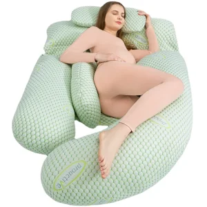 Pregnant Women’s Pregnancy Pillow Polyester Fiber Waist Belly Support Side Sleeping Summer Multi Functional
